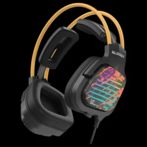 Bloody G565 Gaming Headset, 7.1 Virtual Surround Sound, 50mm, RGB, Energy Black